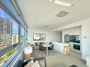 Dining and kitchen