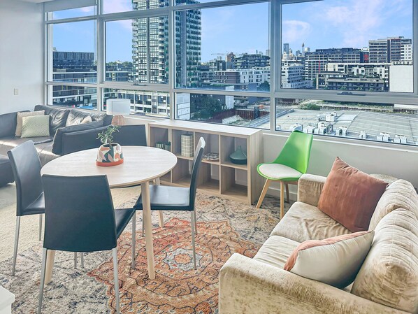 Bright open plan living