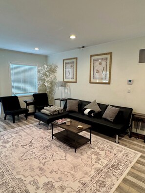 Pillow top couch that folds down to twin bed.