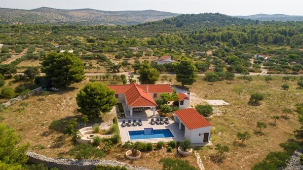 Beautiful villa surrounded by nature only