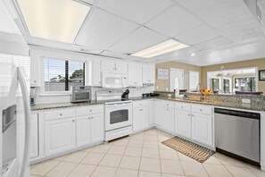 Full Kitchen with Bar Seating