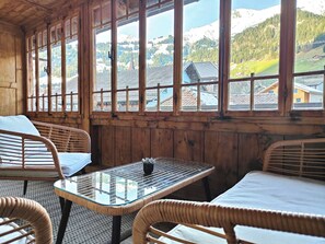 Aussicht vom Balkon