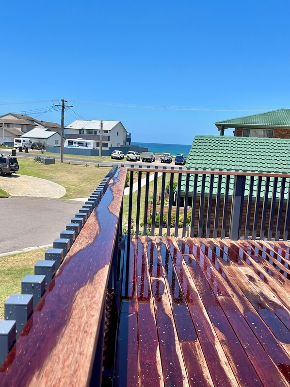 View from front balconies