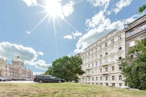 The building where is the apartment located offer stunning view to National Museum