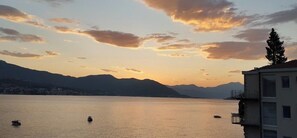 Sunrise over Mount Lovcen from the Balcony