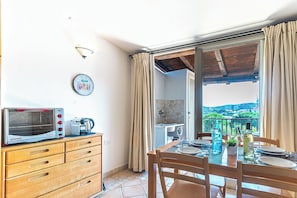 Kitchen and dining area