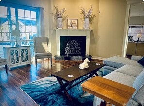 Formal living room next to the kitchen and the great room!