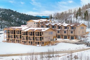 Our home is one of the brand new ski-in, ski-out Saddle Mountain Townhomes!