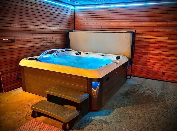 Bubbelpool inomhus