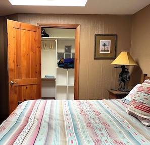 Master bedroom, looking to walk-in closet