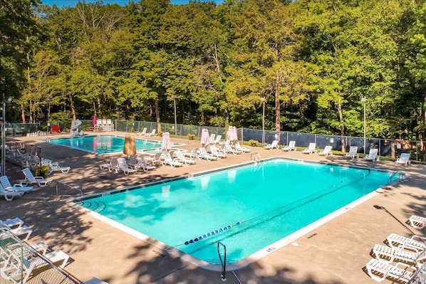 Take a refreshing dip in the community seasonal pool—perfect for cooling off and enjoying sunny days with family and friends.