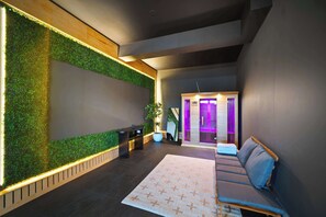 Newly remodeled custom sauna wellness center to relax and rejuvenate in