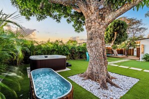 Energize your body and spirit with refreshing dip in the cold plunge tank