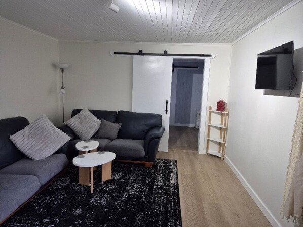 Comfortable living space to relax and watch TV