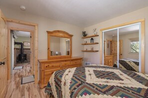 Downstairs Queen with en suite. 
