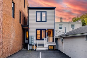 Free private parking right in front of the house!