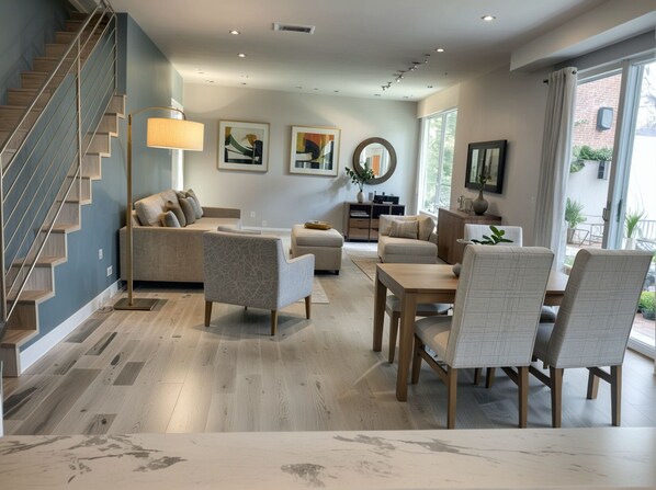 Elegant Design: Tasteful furnishings and decor.
