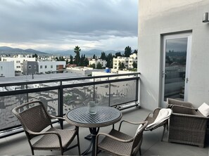 Balcony Beauty: A beautiful spot to enjoy the view.
