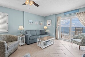 Westwind 701 Living area with Gulf views