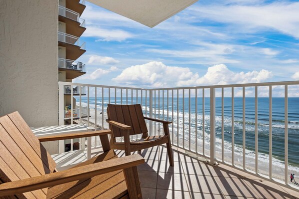 Westwind 701 Balcony with gulf views