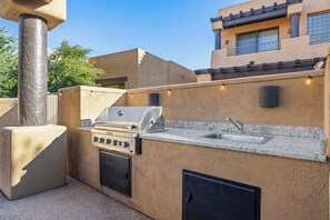 Featuring a spacious area and a high-quality grill for easy outdoor cooking