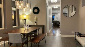 Dining room, great for at home meals while traveling.