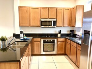 Spacious, well-appointed kitchen