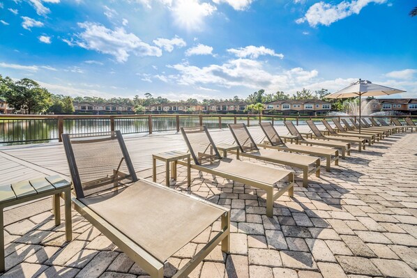 Resort sun deck