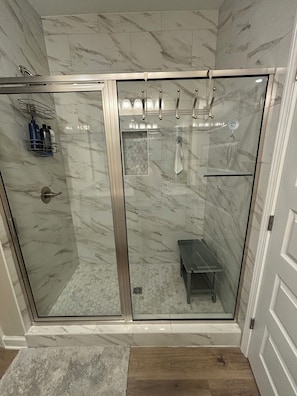 Master shower