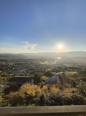 Blick von der Unterkunft
