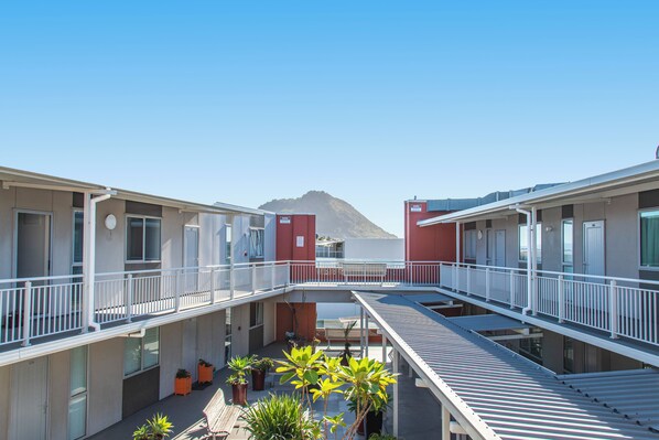 Courtyard on your level of the building