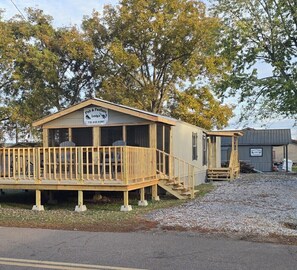 Furnished Cabin on the same property with 2 bunks & 2 twin beds!