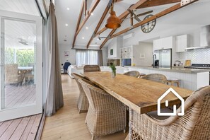 Open plan living/dining/kitchen - bi fold doors open onto the alfresco area