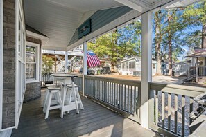 Wrap around deck