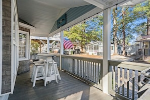 Wrap around deck