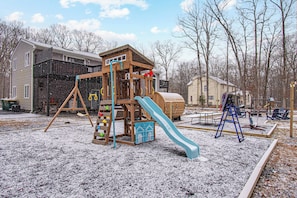 Adventure awaits! A perfect spot for kids to climb, slide, and explore.