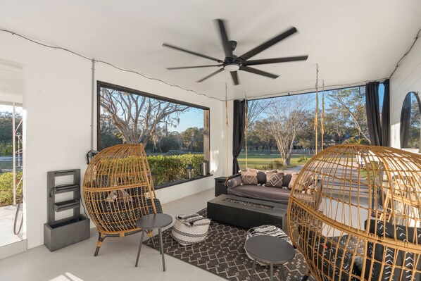 Enjoy total privacy on 3 acres with no nearby neighbors and serene, open views.
