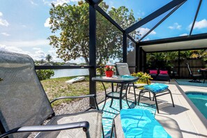 You can never have too much seating and these chairs convert to loungers— if you find your way out of the pool.