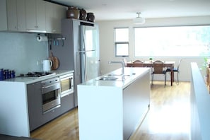 Fully equipped kitchen, the heart of the Living area