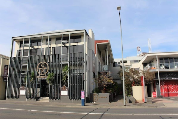 Street front of building