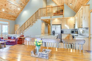 Dining Area | 1st Floor | Central A/C | Electric Heating