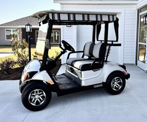 2-Seater Golf Cart for Guest Use!