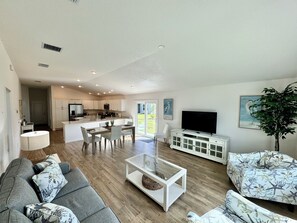 Open Concept: Living Room/Dining/Kitchen