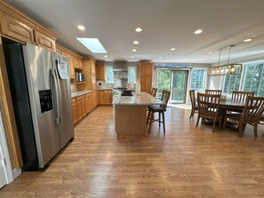 Open Concept Kitchen and Dining Area