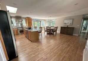 Open Concept Kitchen and Dining Area
