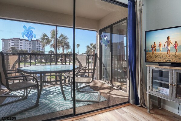Hello Sunshine!  Welcome to Estero Cove 513!  The Best Bargain On The Beach!