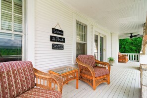 comfortable seating for enjoying coffee in the morning