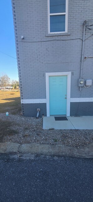 Entrance to apartments