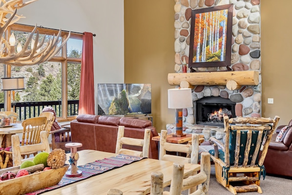 Furniture, Indoors, Living Room, Home Decor, Fireplace