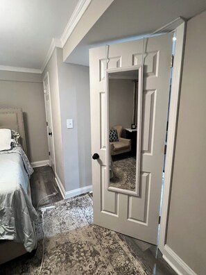 Over the door bedroom mirror